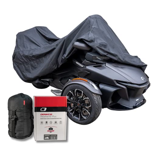 Dowco Guardian WeatherAll Plus Cover Can-Am Spyder RT 2020 + Newer and F3 Models| Black | 05602 | All Season professional Grade, Waterproof, UV Protection, Heat Safe, Breathable by Dowco - Used condition - US$59.89