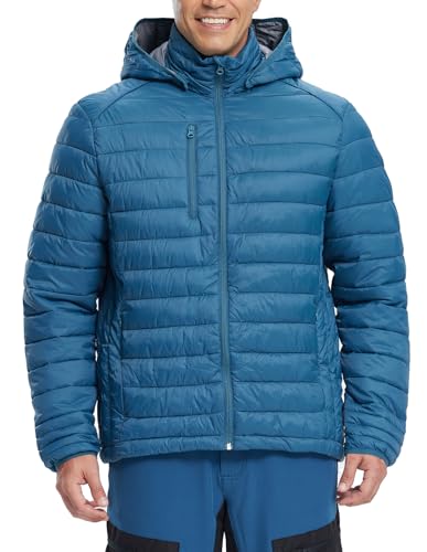fit space Men’s Packable Puffer Jacket