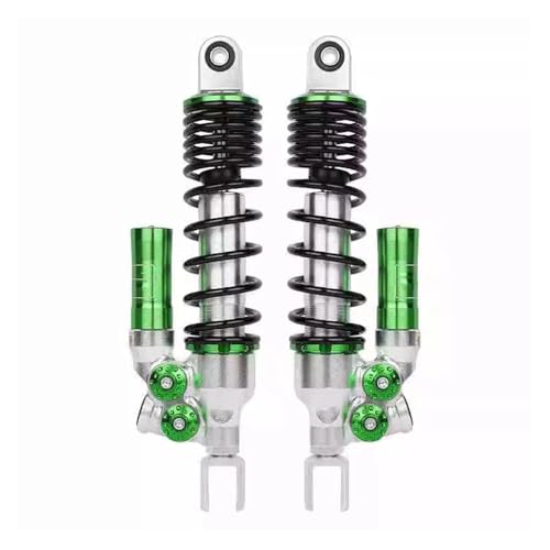 Amortiguadores Amortiguador Trasero Invertido Universal Motocicleta 310 Mm 325 Mm Para Cygnus-X Para RSZ Para Nmax Para Xmax Para Aerox155 Para Pcx125 150(325 Silver green U)