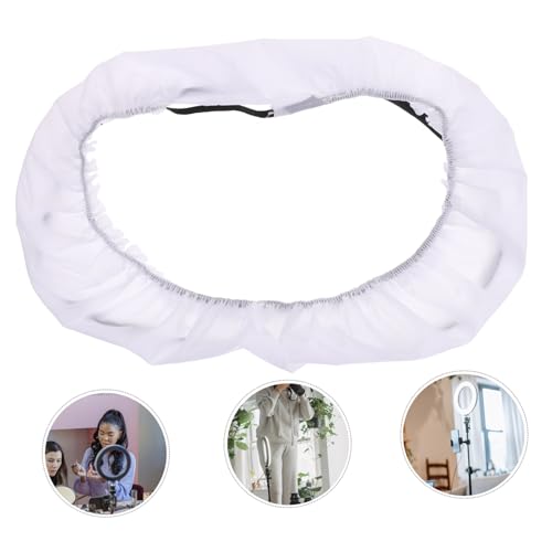 Difusor de luz anular de nylon flexible blanco para flash de zapata 7
