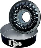 Lagostina Gustosa Tortiera Apribile con Cerniera e Due Fondi Intercambiabili in Acciaio Antiaderente, Diametro 26 cm, Teglia da Forno fino a 210&deg;