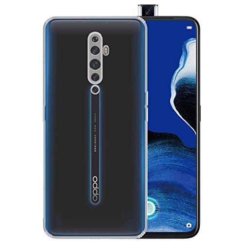 Image of Case Creation Brand -Plastic Mobile Cover For Oppo Reno2 Z (Soft & Flexible Back Case),Transparent