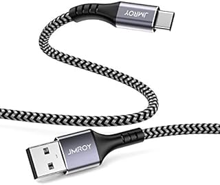 Long USB C Cable 3M USB A to USB C Charger Cable Braided USB Type C Charging Cable lead Compatible for Samsung Galaxy S22 S21 S20 S10 S9 S8 Note 10 9 8, Google Pixel,LG, Sony Xperia XZ, Huawei P10 P9