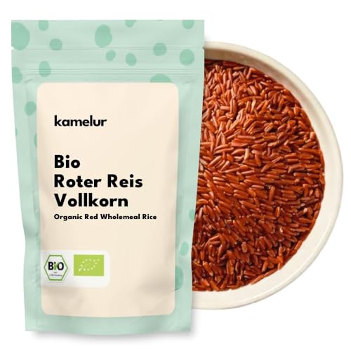 Kamelur Bio Roter Vollkorn Reis (1kg) roter Vollkorn Reis BIO ohne Zusätze