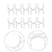 10pcs Clip Tool Stand Water Filter Clamps Reverse Osmosis Ro Clips Water Filter Clips Water Purifier Supplies Filter Membrane Housing Fixing Clips Filter Housing Clips