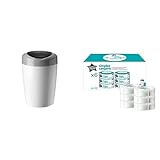 Tommee Tippee Simplee Sangenic Nappy Disposal Container + Tommee Tippee Simplee Refill Cassettes