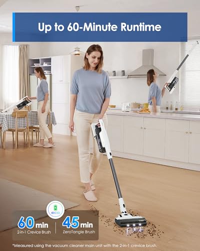 image for Tineco A30S Cordless Stick Vacuum Cleaner, 160W Powerful Suction, 60 M