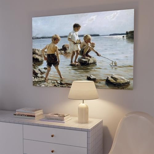 Impression sur toile Albert Edelfelt de qualité supérieure avec cadre à suspendre - 7