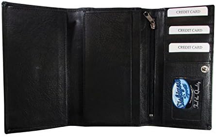 Siskiyou Sports NCAA Womens Georgia Bulldogs Leather Women's Wallet One Size Black - Image 3