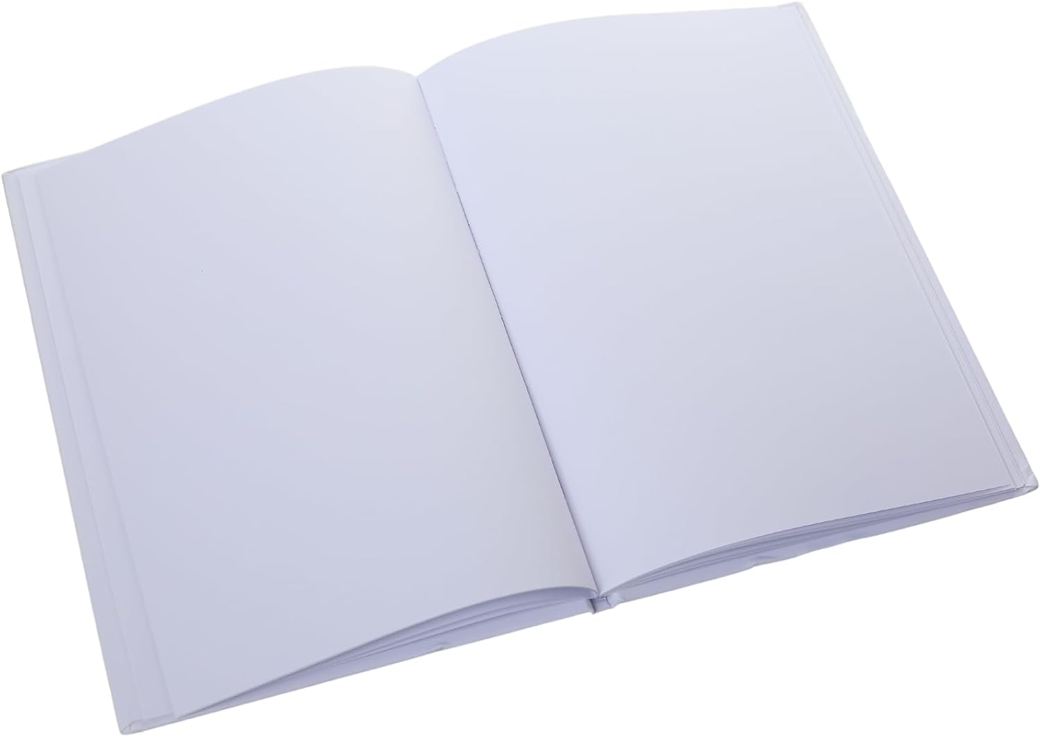 24 Count Blank Hardcover Books for Kids to Write Stories 7x10 inch Hardcover Blank Sketchbooks Journal -Unlined Page Make Your Own Book for DIY, Classroom Christmas (18 Sheets / 36 Pages, White)