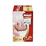HUGGIES Little Snugglers Baby Diapers, Size 1, 168 Count