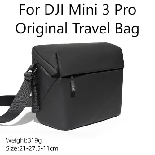 XBERSTAR przenośna torba do przechowywania etui na ramię do DJI Mini 3/Mini 3 Pro Accessorie, Czarny, 27.5 x 21 x 11 cm, Kompaktowe