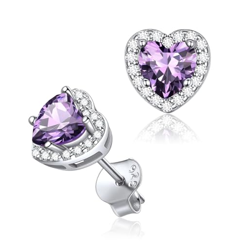 Boucles d'oreilles coeur argent ChicSilver pour célébrer le lien unique entre maman et fille