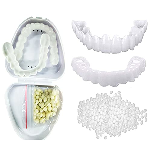 Instant Snap on Veneers Teeth, Smile Fake Teeth Veneers, Comfort Fit Flex Cosmetic Teeth, Whitening Dentures Teeth, Upper and Lower Instant False Teeth for Men and Women Covering Missing Teeth Instant Snap on Veneers Teeth, Smile Fake Teeth Veneers, Comfort Fit Flex Cosmetic Teeth, Whitening Dentures Teeth, Upper and Lower Instant False Teeth for Men and Women Covering Missing Teeth