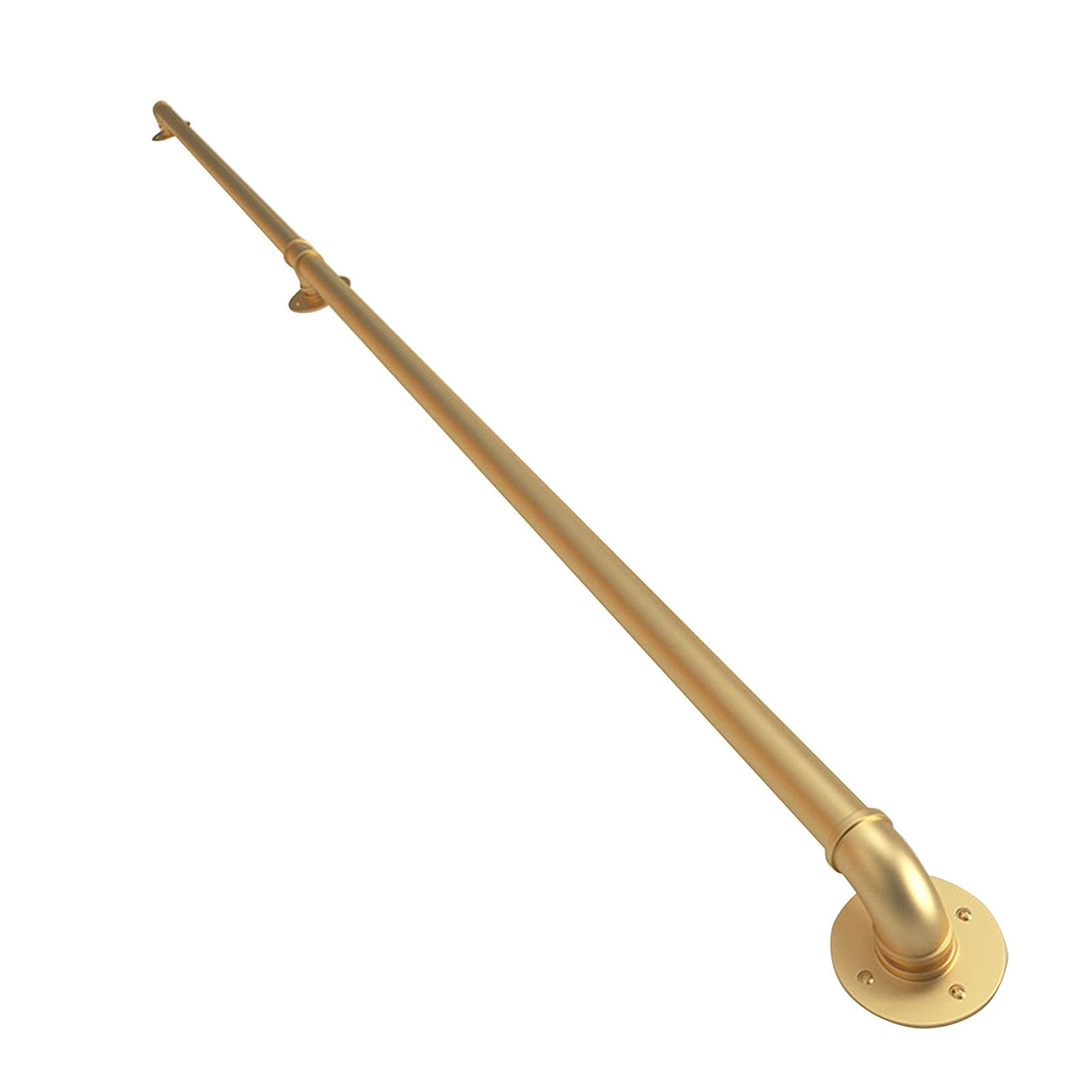 Rampe d'escalier de 2,1 m kit support mural pour intérieur et extérieur