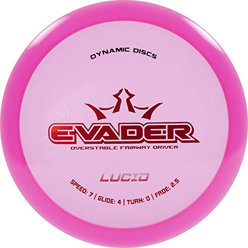 Dynamic Discs Lucid Evader Fairway Driver Golf Disc [Colors May Vary] - 170-172g