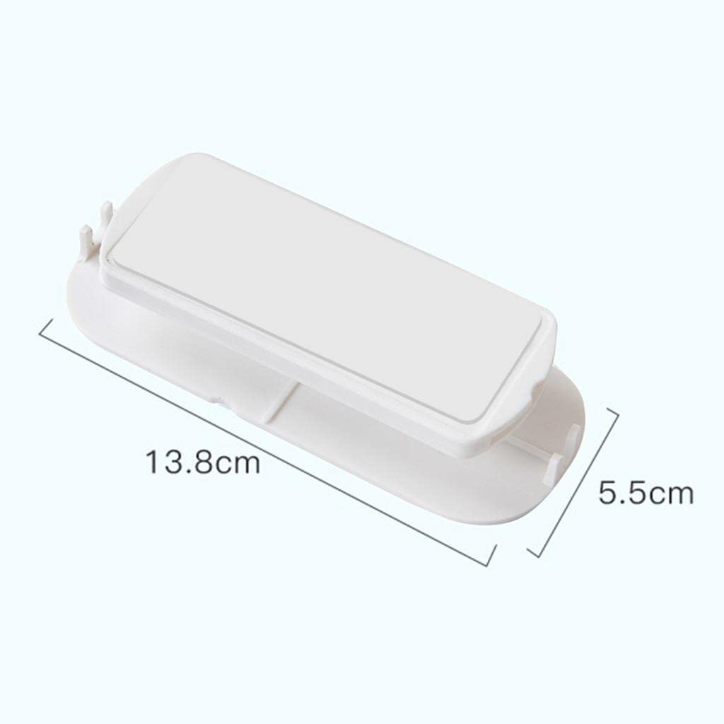 BNF® 2xSelf Adhesive Power Strip Holder Wall Mount Plug-in Socket Fixer White|Home & Garden |Household Supplies & Cleaning|Home Organization|Hooks & Hangers 4