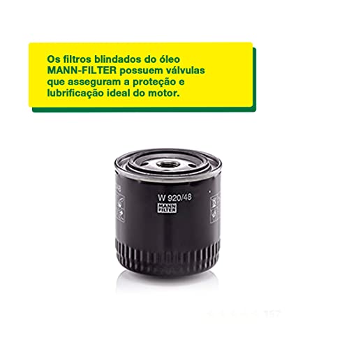 MANN-FILTER Original, Filtro blindado do óleo, W920/48 para DAIHATSU; NISSAN