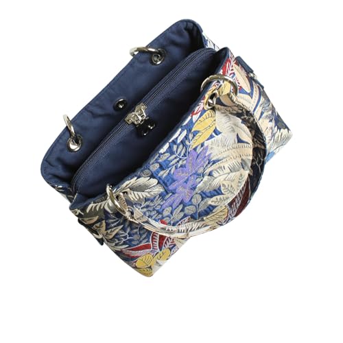 Sac à bandoulière structuré Earth Squared en jacquard de haute qualité - 4