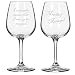 National Etching Mischief Managed Wine Glass Set (12.5oz stemmed)