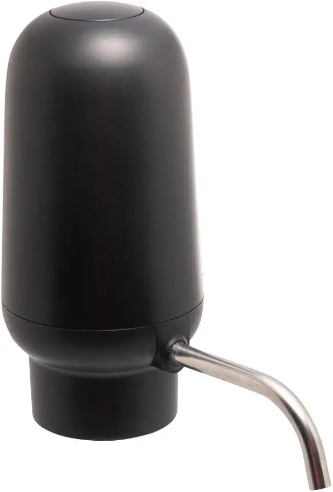 WOLFF - Aerador Elétrico para Vinho Automático de Plástico e Aço Inox Preto 6cm x 12cm x 11,5cm