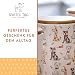 SPOTTED DOG GIFT COMPANY Vorratsdosen Keramik mit Deckel Luftdicht - 3 Vorratsbehälter vielseitig Aufbewahrungdose für Mehl Kaffee Tee Leckerli Zucker Dose, Kapazität je 1.2 Liter, Hunde Motiv