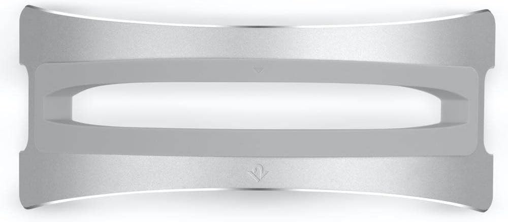 Twelve South BookArc for MacBook | Space-Saving Vertical Desktop Stand for Apple notebooks (Silver)*Not Compatible with M1, See Insert Option to Update/Upgrade*