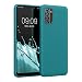 Produktbild kwmobile Hülle kompatibel mit Nokia G21 / G11 Hülle - weiches TPU Silikon Case - Cover geeignet für kabelloses Laden - Petrol matt
