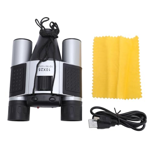 Digital Binoculars with Camera, 10X Handheld Telescope, HD Video Photo Camera, Digital Binoculars for Bird Watching Concerts Travel, 32GB Storage Card