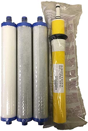 Hydrotech Compatible 33001033-50 GPD Membrane with Filters Set - Membrane Made in USA