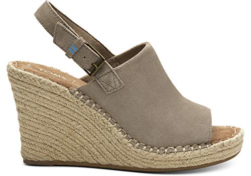 TOMS Women's Monica Desert Taupe Suede 11 B US