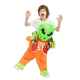 GOOSH Halloween Costumes for Kids Alien inflatable Costume Alien Blow up for Boy Girl Children Halloween Party Cosplay