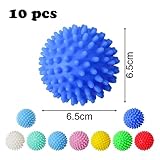 Tumble Dryer Balls For Laundry UK, 10 Pack Drying Balls for Tumble Dryer, Reusable Laundry Balls for Tumble Dryer,Washing Balls for Washing Machine, Anti Static Tennis Balls - Image 2