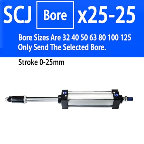 Grande course 300mm pour vérin pneumatique réglable SCJ alésage 50