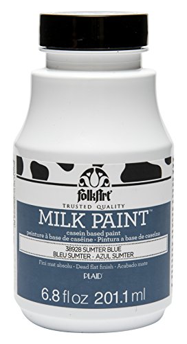 FolkArt Milk Paint in Assorted Colors (6.8 oz), 38928 Sumter Blue