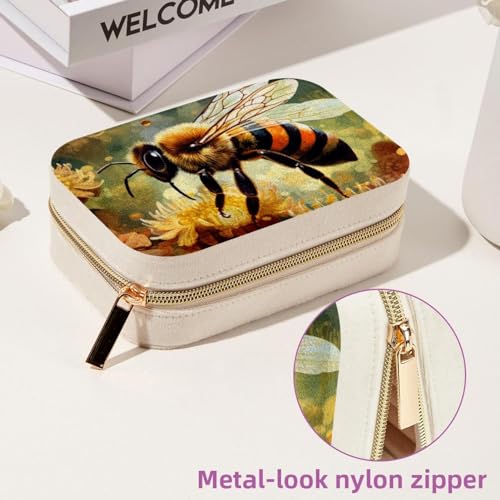 Boîte à bijoux de voyage pour colliers et boucles d'oreilles sans emmêlement - 7