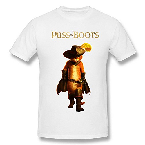 Men's Puss in Boots Movie Cat Poster 