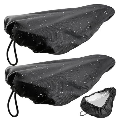 Image of New Bicycle Seat Cushion Waterproof UV Protection Unisex for Gym Bike Mountain Bike Road Bike with Protective Lock Durable Rain Dustproof Cover