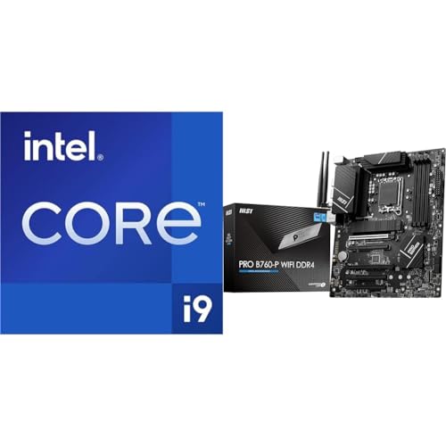 Image of Intel Core i9-12900K Gaming Desktop Processor + MSI PRO B760-P WiFi DDR4 ProSeries Motherboard
