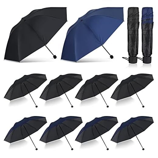 Hillban Set of 12 Windproof Travel Umbrellas