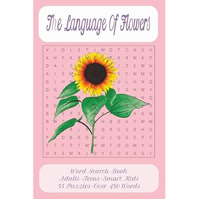 The Language Of Flowers Word Search Book