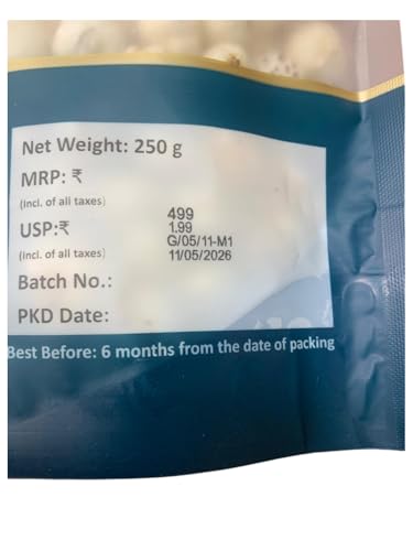 Image of 250 gm GIVASHU Authentic Mithila Unpolished Hand-Picked Phool Makhana | 100% Natural & Gluten-Free Foxnuts | High Protein & Fiber, Low Calorie Weight Loss Superfood