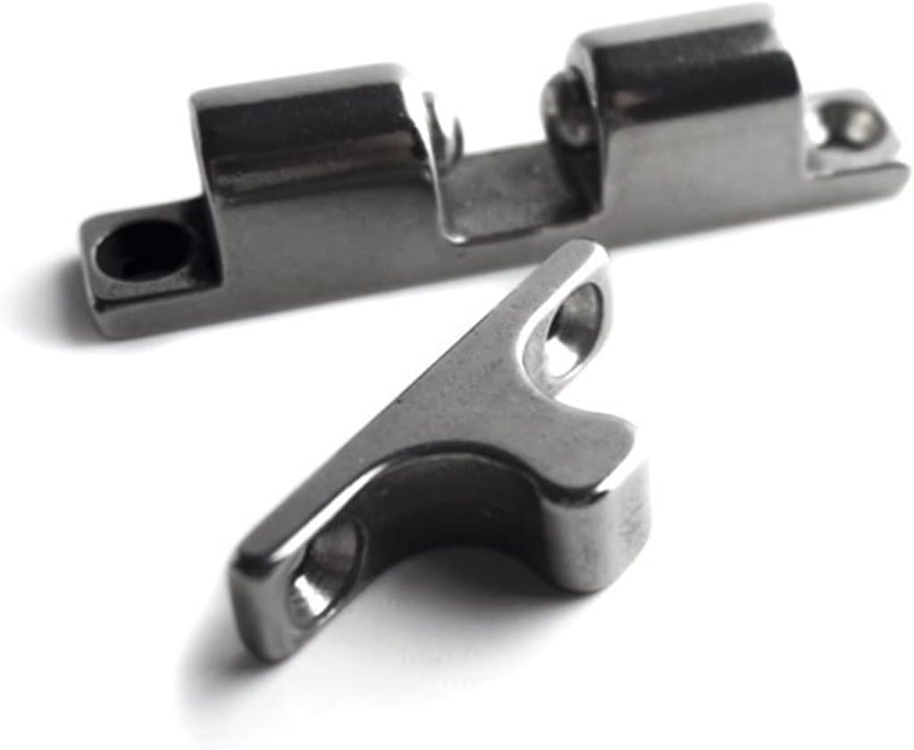 Stainless Steel Touch Beads Ball Buckle Industrial Cabinet Door Stopper No Rust Outdoor Strong and Sturdy Furniture Hardware 1Pcs (Color : Middle)