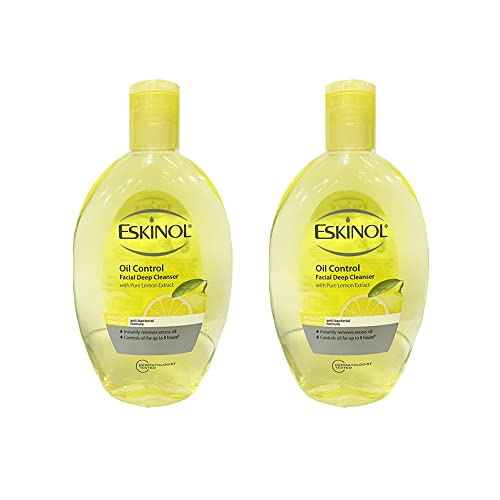 Eskinol Lemon Oil Control Facial Deep Cleanser w/Pure Lemon Extract 2x75ml