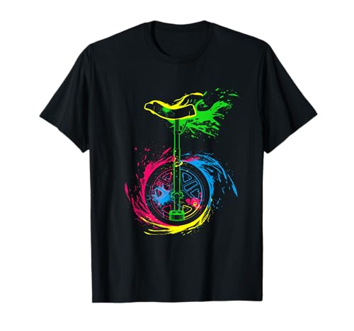 Splash Einradfahrrad Einradfahrer Einrad T-Shirt
