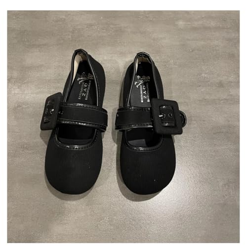 ZQW Women's Pink Mary Jane Shoes - Soft and Feminine Ballerina Flats with Polka Dot Design | Perfect for Skirts and Dresses2