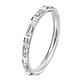 Piercingfaktor Segment Clicker Scharnier Ring Piercing Septum Tragus Helix Nase Nasenring Nasenpiercing Ohr Daith rechteckige Kristalle Silber 1,2mm x 10mm