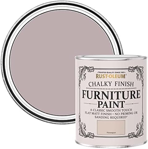 Rust-Oleum AMZ0012 Chalky Finish Furniture Paint - Antique White - 750ml