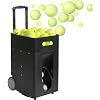 Tennis and Padel Ball Machine,Automatic Tennis Ball Launcher,Portable Tennis Ball Feeder Machine,With Remote Control, Adjustable Speed & Spin,High Capacity,Battery Operated