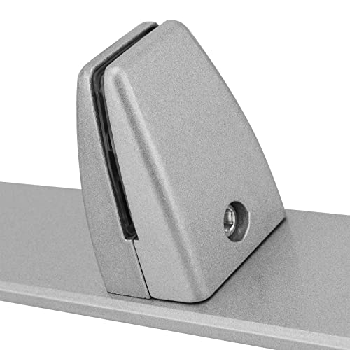 FUNSUEI 6 PCS Sneeze Guard Clamp Bracket, Desk Panel Clamp, Sneeze Guard Support Clamp with Screws, Desk Partition Clamp for Plexiglass or Acrylic Privacy Panel Partition - Thumbnail 3